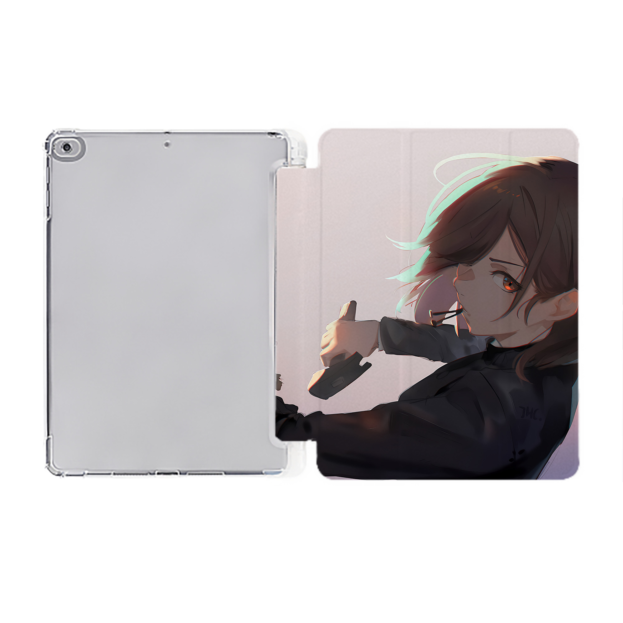 （画像用） SPY×FAMILY间谍家家酒 IPad ケース ペン収納付き 三つ折りスタンド PUレザー×シリコン 対応機種9.5/10.5/10.9インチ